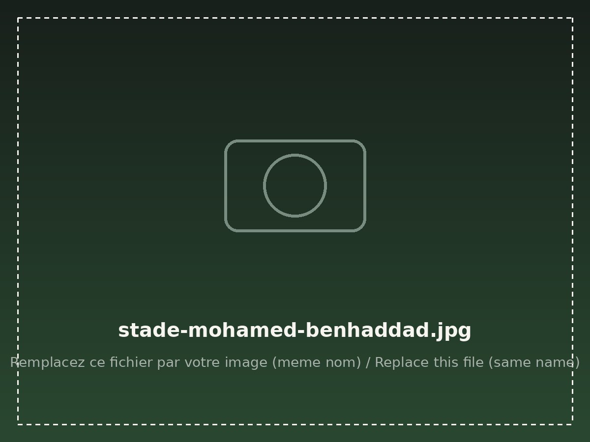 صورة ملعب بن حداد .